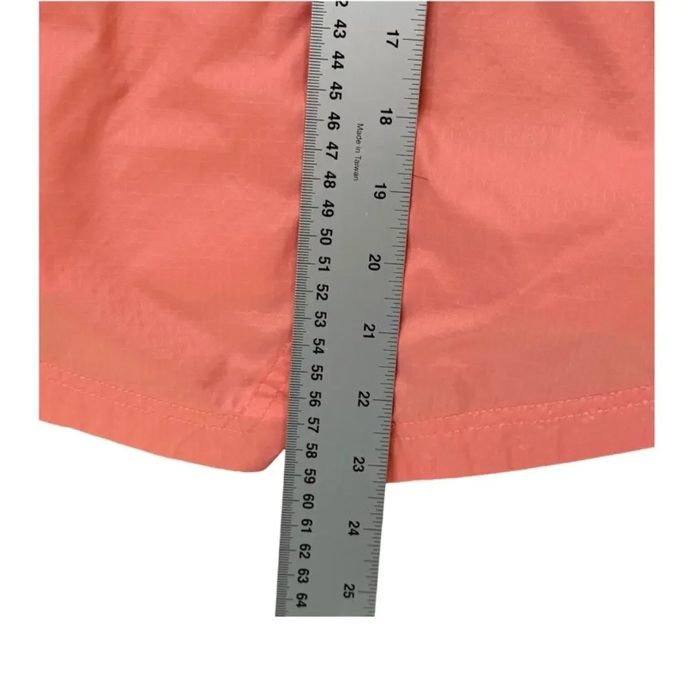 Columbia Jacket Girls Size L 14/16 Rain Zilla Pink Orange Colorblock Windbreaker